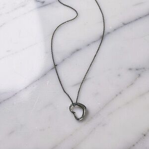 Tiffany & Co. Elsa Peretti Open Heart 925 Silver necklace - 22 mm